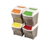 27 Liters Trash Can Stackable Poker 4 Pieces