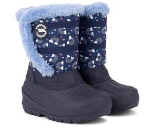 (27, Navy) Trespass Unisex Kids Waterproof Snowboots - Runa