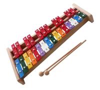 27 Note Glockenspiel Xylophone With 2 Mallets Hands Percussion Instrument For Music Lovers Professional Glockenspiel Set (Color : 1)