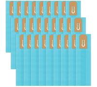 27 Packs PK80009 Disposable Vacuum Bag Fits for ORECK XL Models without Bag Docks, Includeing 2000, 8000, 9000 & Commercial Series, Blue Color Cleaner Vacuum Bags Replacement