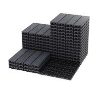 27 Pcs 12x12 Inch Polymer Composite Interlocking Deck Tiles for Indoor & Outdoor, Composite Patio Flooring Decking Boards for All Weather Use,Waterproof, Poolside,Balcony,Patio(27 Pcs,Grey, 27 Sqft)