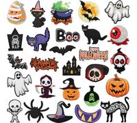 27 Pcs Iron On Patches for Hats, Sew On/Iron On Repair Applique Funny Cute Embroidered Patches for T-Shirt, Jackets, Jeans, Vests, Hats, Backpacks