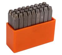 27 Pcs Metal Stamps Professional High Carbon Steel Metal Number Letter Punch Stamp Set for Jewelry Leather with Storage, Professional Accessories