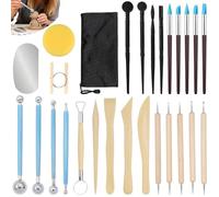 27 Pcs Polymer Clay Tools Sculpting,Pottery Tool,Premium Clays Sculptings Tools,Professional Pottery Clay Sculpting and Carving Tool Set for DIY Crafts.