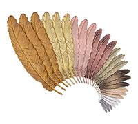 27 Pieces of Metal Bookmarks Feather Bookmarks Feather Bookmarks for Students