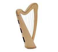 27 String Roundback Harp by Gear4music Natural