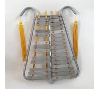 27 Tone Aluminum Glockenspiel, Lightweight and Portable, Ideal for Music Education and Marching Bands