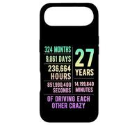 27 Years Married Funny 27th Wedding Anniversary Case for iPhone Air