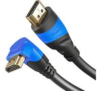 270° angled 8K/4K HDMI Cable - 0.5m - with A.I.S. Shielding, designed in Germany (supports all HDMI devices like PS5/Xbox/Switch - 8K@60Hz/4K@120Hz, HDCP, High Speed with Ethernet) - CableDirect