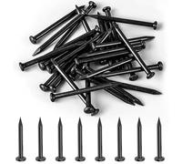 270 Pcs Masonry Nails for Brick Wall, Hardware Nails, 30mm/1.18 inch Steel NailsFlat Head Concrete Wall Nail Assortment Kit for Hanging Pictures Woodworking Drywall