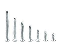 270 Pcs Self Drilling Screws Sets,Flat Head Self Tapping Screws Kit