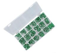 270-Piece Automotive AC O-For for RING Seal Kit with 18 Sizes - HNBR Rubber Gaskets for Car Air Conditioning Refrigeration Systems, Compatible with Compress