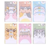 270 Sheets Cute Animal Sticky Notes, Funny Post It Notes Set for Pet Lovers, Self-Adhesive Mini Post It Notes for Journaling Crafting, Girls Stationary, Party Bag Fillers, 2.6x4.1 Inch