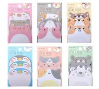 270 Sheets Cute Sticky Notes Funny Mini Post It Notes, Kawaii Stationery self-Adhesive Sticky Note Pads for Pet Lovers Office School Supplies Party Bags Fillers for Kids, for Student Kids Gifts
