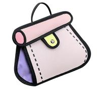 270g 2D Cartoon Handbag - Anime Purse, Chain crosbody | Two-Dimensional Texture, Lightweight Canvas Design for Women’s Fashion, Cosplay Events, College Life, Travel, Everyday Use