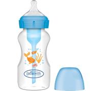 270ml Wide-Neck Anti-Colic Options+ Baby Bottle, Blue Goldfish, 1-Pack