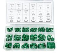 270pc HNBR Rubber O Ring Kit 18 Sizes Metric Seal Set for Car AC Compressor Plumbing Hydraulics Green Box