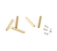 270pcs Brass M2 Female Standoff and Screws Assortment Kit PCB Standoff Kits with Plastic Box