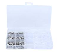 270Pcs Female Wire Connector Kit, Insulated Cable Electrical Components, Silver and White - High Safety Factor, Durable Alloy Material, Ideal for Circuit Connection