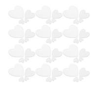270pcs Heart Mirror Mosaic Tiles for Wall Decoration Art Christmas | Self Adhesive Glass, Silver High Gloss Finish, Waterproof and Shatterproof, Entryway Outdoor Garden Use