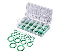 270PCS NBR O Rings Kit,18 Sizes Rubber O Ring Auto Repair O-Ring for Plumbing and Auto Repair, Garages, Workshops with Storage Box （Green）