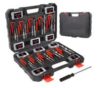 270Pcs Thread Repair Kit Metric And Imperial Hss Drill Helicoil Tap Insert Repair