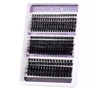 270Pcs Volume Cluster Lashes 100D+120D+150D 12-18mm Individual Eyelash Clusters Extensions False Eyelashes D Curl