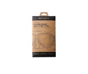 #270Pro - Pure Anti-Fog Film for Fourth Element Diving Masks for Scuba Diving, Snorkeling, Freediving