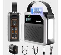 270Wh / 72000mAh Portable Solar Power Station 268W Max Output 2x 100W USB-C PD LiMnFePO4 Battery with Focus for Camping, Travel and Emergency, Drone Charging, Bank