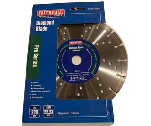 271 Faithfull FAIDB230PRO Professional Diamond Blade 230 x 22mm