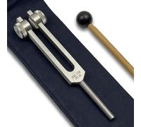272.20 Merkaba Soul Star/Soul Purpose (8th) Weighted Tuning Fork for Healing and Manifestation- Sound Healing and Biofield Harmonization - Sound Therapy Tools, Sound Healing Instruments - Silver