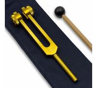 272.20 Merkaba Soul Star/Soul Purpose (8th) Weighted Tuning Fork for Healing and Manifestation- Sound Healing and Biofield Harmonization - Sound Therapy Tools, Sound Healing Instruments - Gold