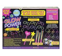 272 Piece Glow Stick Set Halloween Super Neon Glow Up Party Pack Bonfire Night Kit