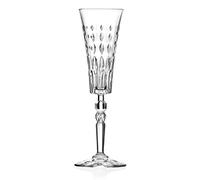 27280020006 Marilyn Luxion Crystal Champagne Flutes, Set of 6, 170 ml, Celebration Glasses, Made in Italy, Dishwasher Safe, Ideal for Newlyweds, New Homeowners, Events & Dinner Parties