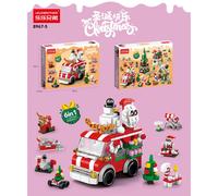 (273PCS Vending vehicle) New Christmas Minifigures Puzzle Kids Toys Gifts For Fit Lego Girl Boy