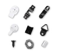 274 Pcs Picture Hooks, Picture Hanging Kit for Fixing, Picture Frame Hooks Hanging Wall Mounting, Assorted Picture Hanger Set with Non-Trace Hooks, D-Ring, Steel Wire,Nails, Screws