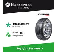 275 40 19 101Y RunFlat - Radar Dimax R8+ - Tyre Only x1