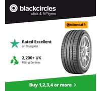 275 40 20 106W BMW XL RunFlat - Continental Sport Contact 5 SUV SSR - Tyre Only
