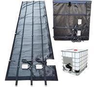 275 Gallon IBC Ton Barrel Heater,4000W Drum Heating Blanket,55 Gallon Drum Heater,Barrel Heating Tape,for IBC Plastic Tank,275Gallon/1000L-Black