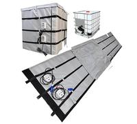 275 Gallon IBC Ton Barrel Heater, 4000W Drum Heating Blanket, Adjustable Thermostat, 55 Gallon Drum Heater, Full Cover Drum Warmer, for IBC Plastic Tank,275Gallon/1000L,001