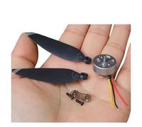 2750KV 18mm 3-phase Brushless electronic starter + A/B Propeller Blade High Speed 2S-3S Drone FPV Quadcopter Drone UAV Aircraft Engine AUOQKQUT(B propeller)