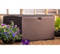 276L Heavy Duty Wicker Effect Storage Box