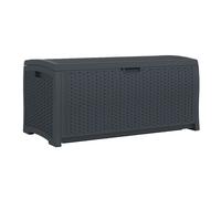 Suncast Missouri 276L Storage Box - Cyberspace Grey, Grey