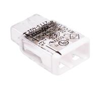 2773-402 WAGO White Compact 2 Way Push Wire Connector 32A (Pack of 50)