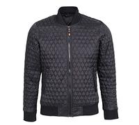 2786 Men's Quilted Flight Jacket, Black (Black 000), Medium (Size:Medium)