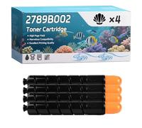 2789B002 2793B002 2797B002 2801B002 Toner Cartridge Compatible for Canon imageRUNNER C5045 imageRUNNER C5250 imageRUNNER Printers (4 Pack Black)