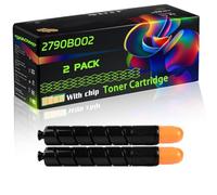 2790B002 2794B002 2798B002 2802B002 Compatible for Canon Toner Cartridge with Chip C5035 imageRUNNER C5035i imageRUNNER Printers (2 Pack Black)