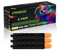 2790B002 2794B002 2798B002 2802B002 Compatible for Canon Toner Cartridge with Chip C5035 imageRUNNER C5035i imageRUNNER Printers (3 Pack Black)