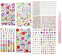 2790pcs Gem Stickers, Stick on Gems Jewel Stickers Sticky Gems for Crafts Gluing