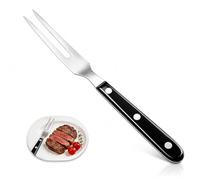 27CM Carving Fork Stainless Steel for Meat, Heavy Duty Two-Prong Meat Fork for Carving Roasts, Turkey, BBQ and Steak, Kitchen Serving Utensil for Slicing, Lifting, Turning and Holding